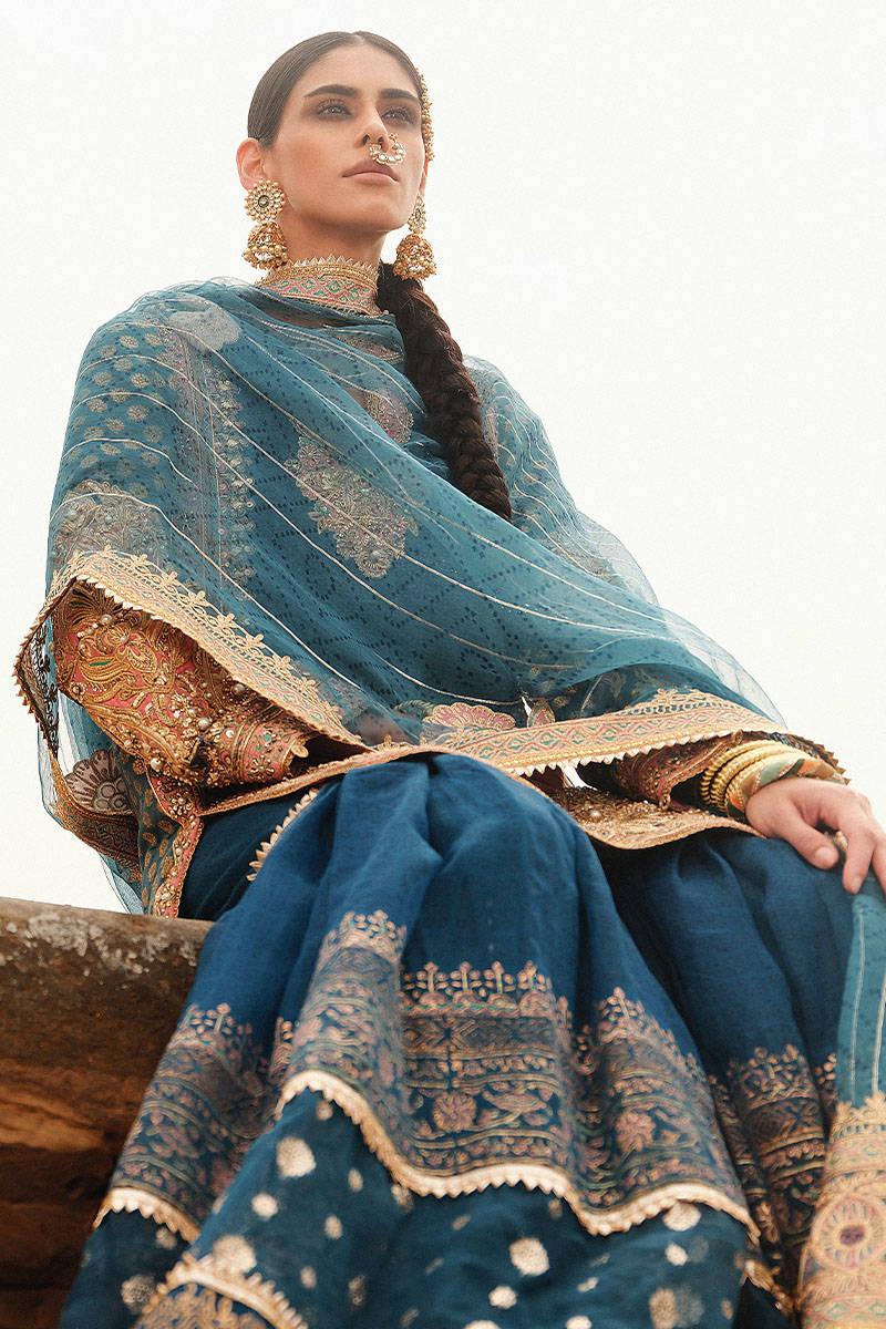 MNR | Gehraiyaan Shaadi Collection | Anabiya - Aqsa Fabrics