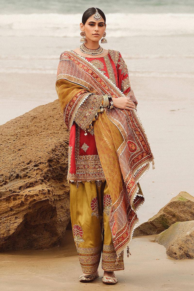 MNR | Gehraiyaan Shaadi Collection | Atlas - Aqsa Fabrics
