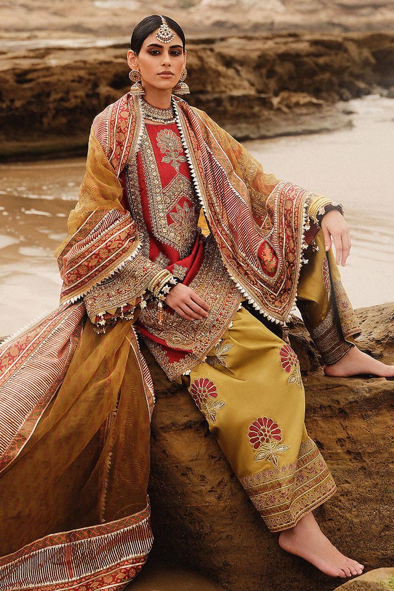 MNR | Gehraiyaan Shaadi Collection | Atlas - Aqsa Fabrics
