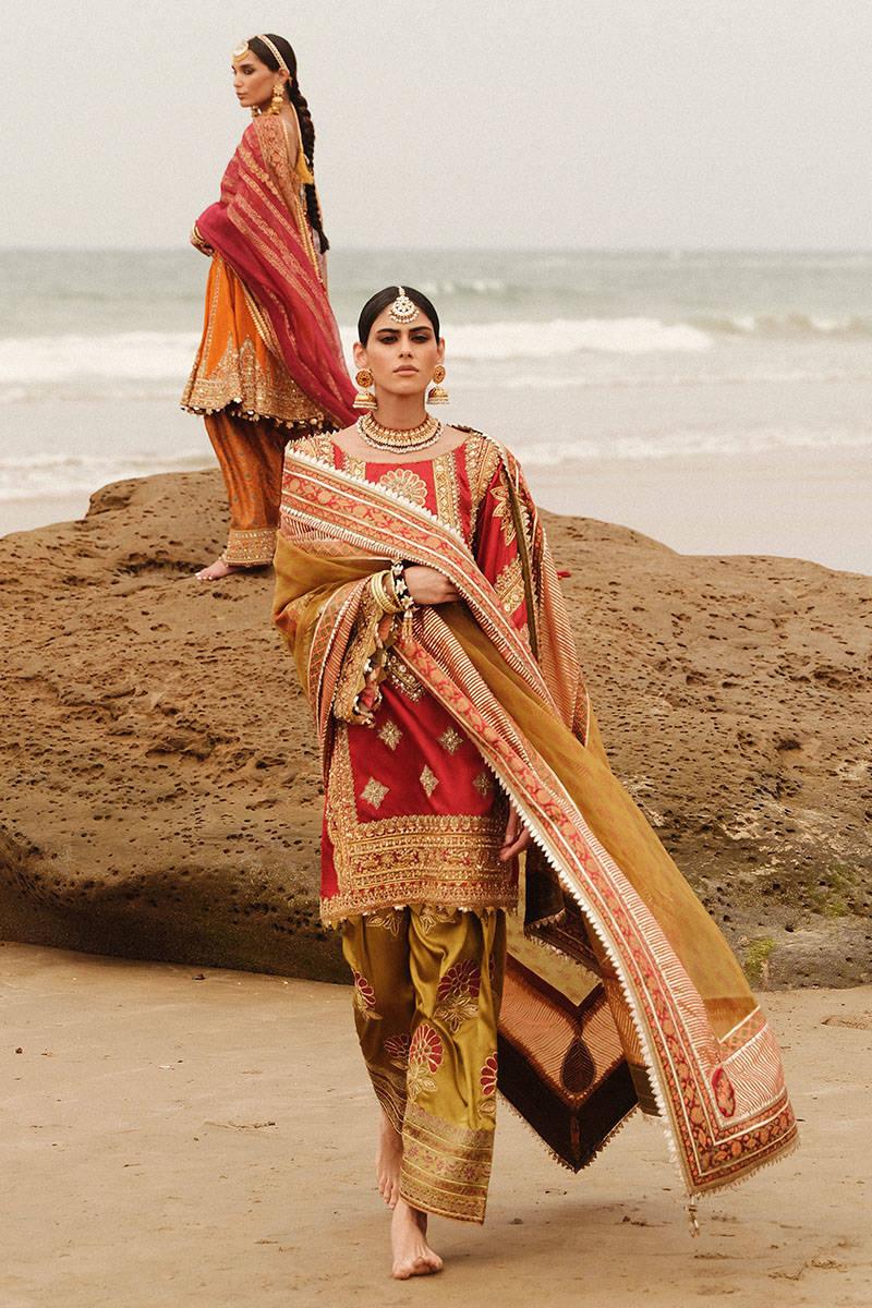 MNR | Gehraiyaan Shaadi Collection | Atlas - Aqsa Fabrics
