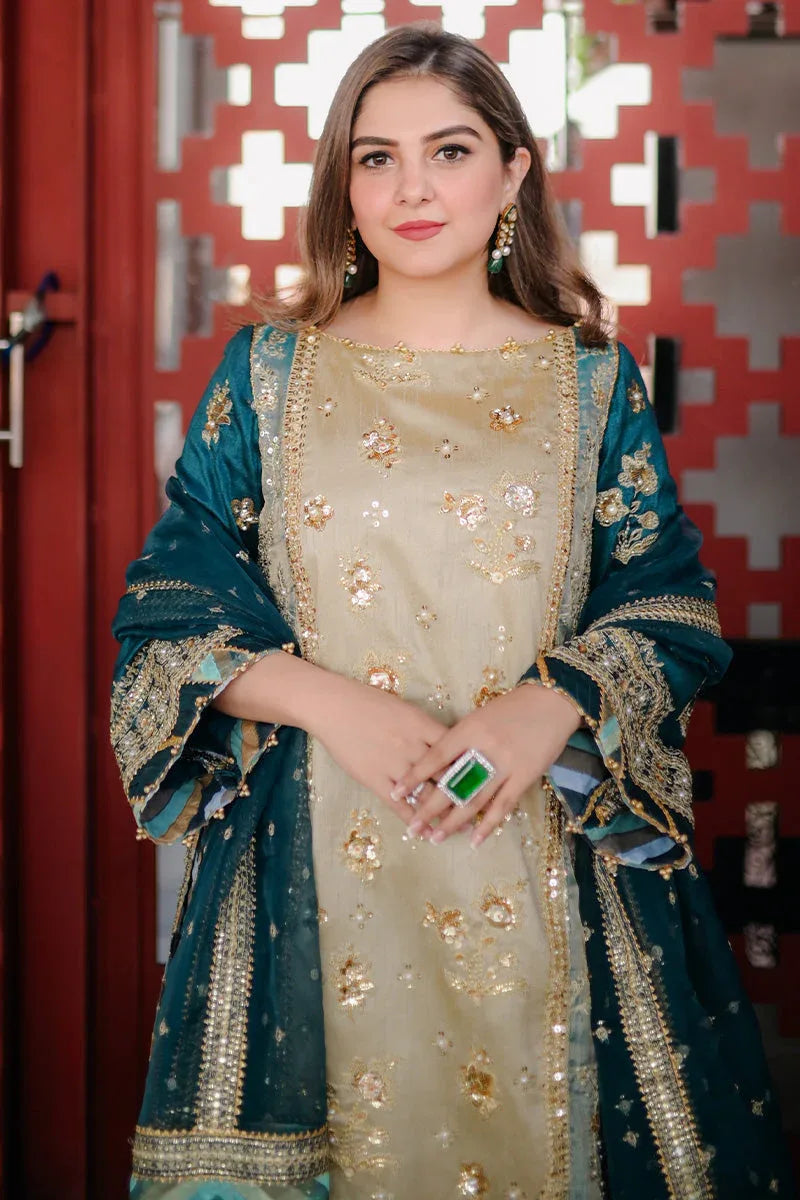 MNR | Zarlish Festive 25 | Rabia Jabbar in Lehar - Aqsa Fabrics