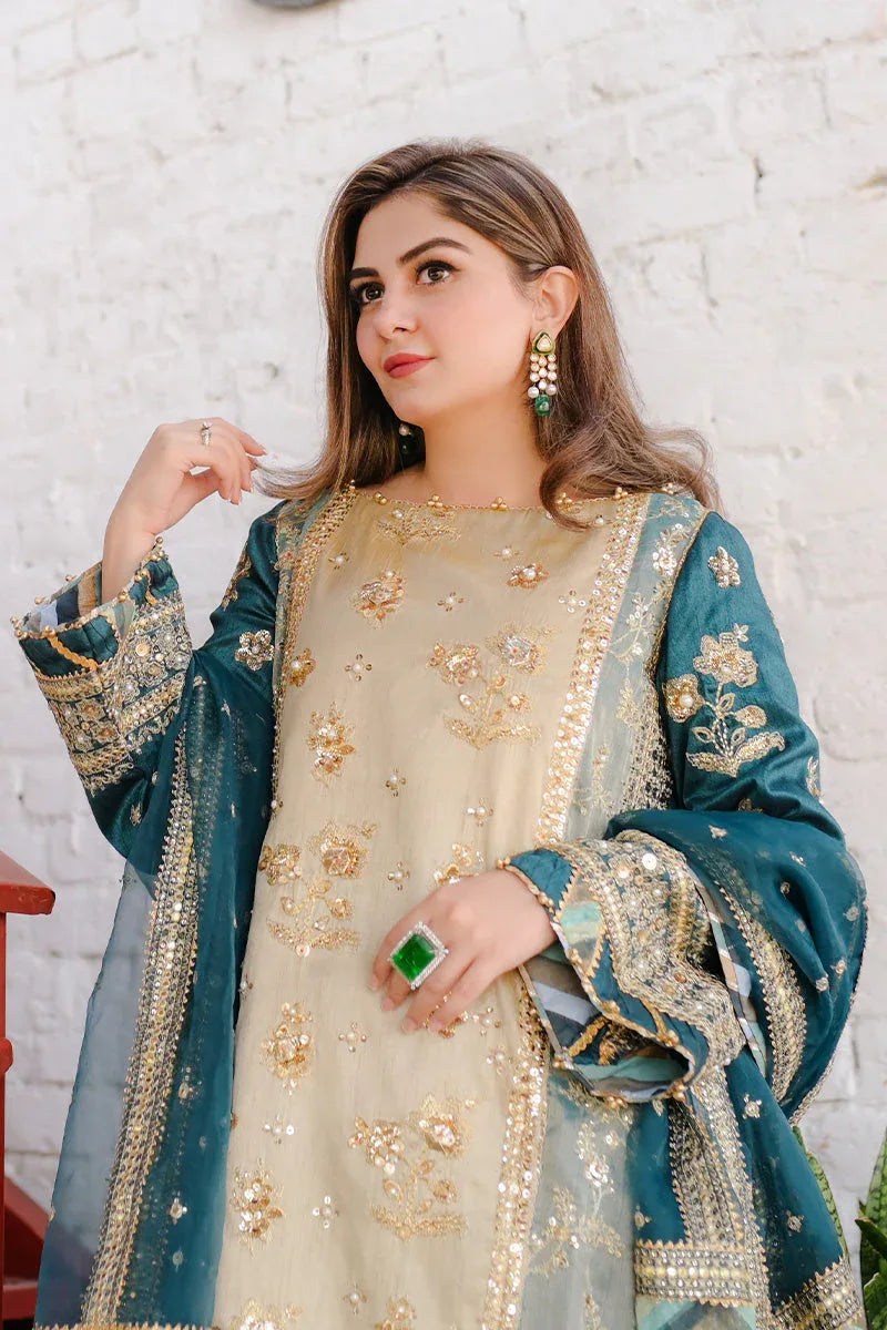 MNR | Zarlish Festive 25 | Rabia Jabbar in Lehar - Aqsa Fabrics