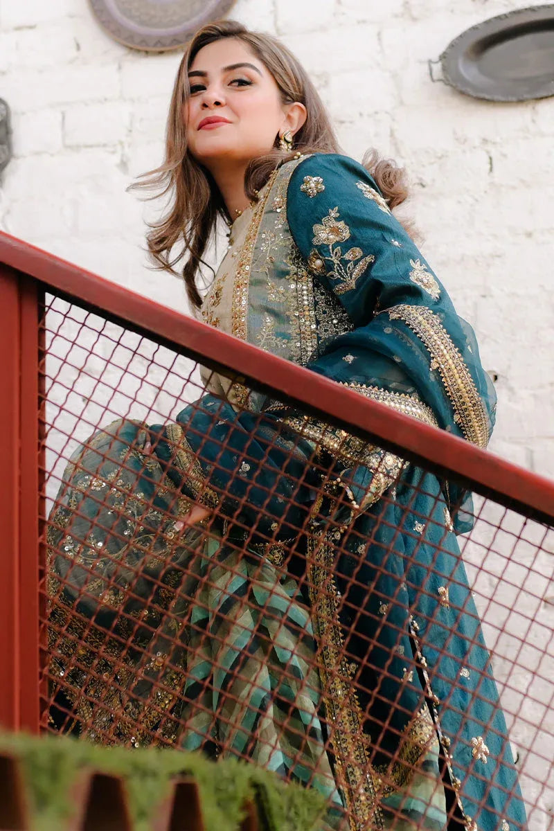 MNR | Zarlish Festive 25 | Rabia Jabbar in Lehar - Aqsa Fabrics