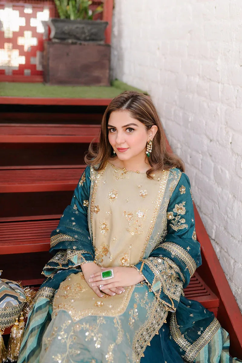 MNR | Zarlish Festive 25 | Rabia Jabbar in Lehar - Aqsa Fabrics