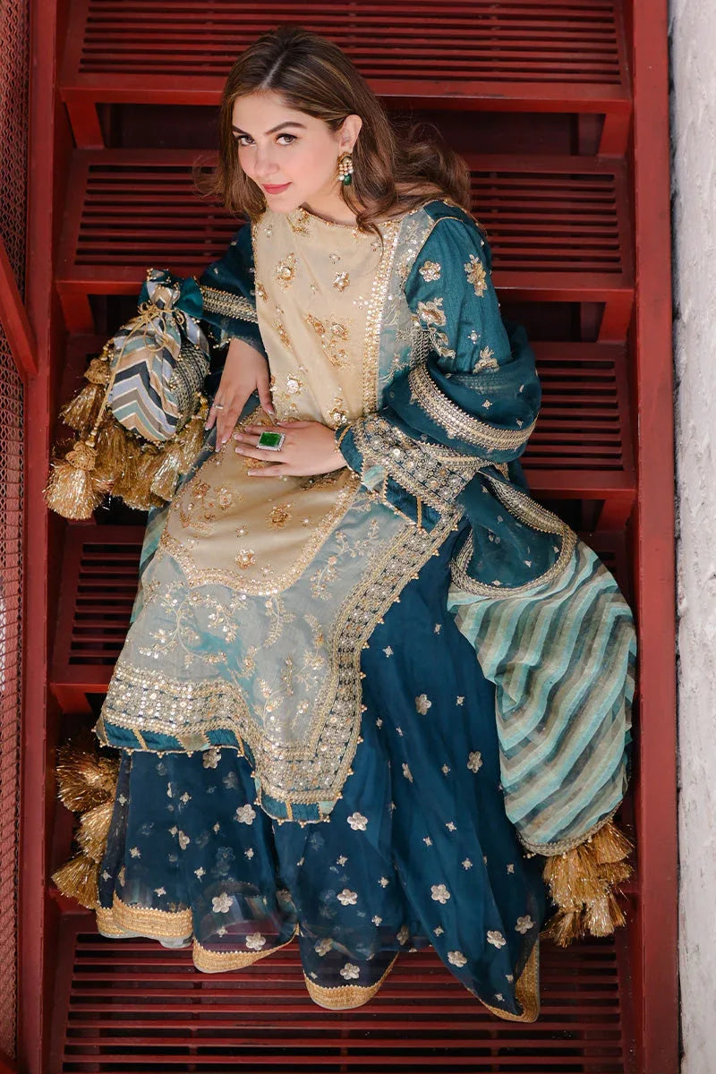 MNR | Zarlish Festive 25 | Rabia Jabbar in Lehar - Aqsa Fabrics