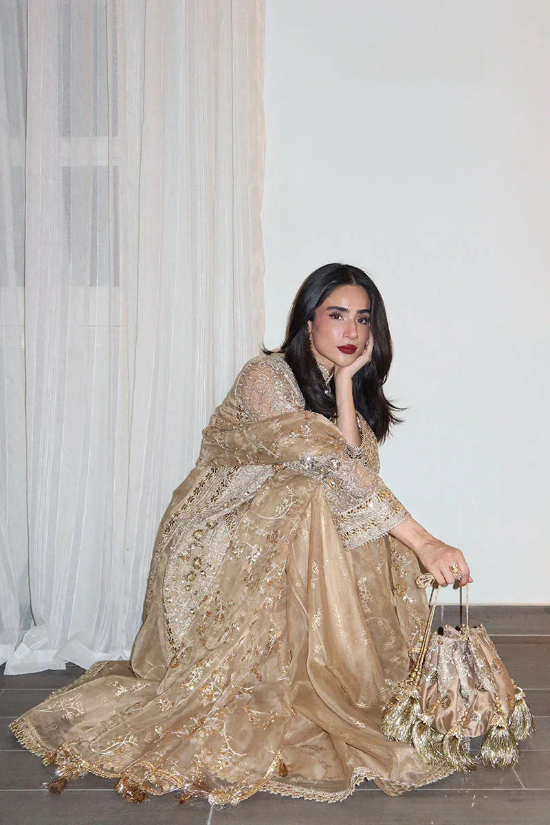 MNR | Zarlish Festive 25 | Rija Mujahid in Roshni - Aqsa Fabrics