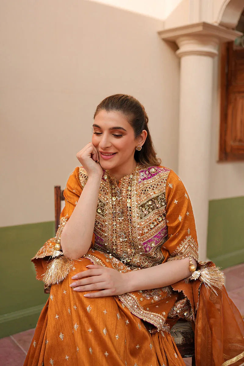 MNR | Zarlish Festive 25 | Zainab Reza in Ranjish - Aqsa Fabrics