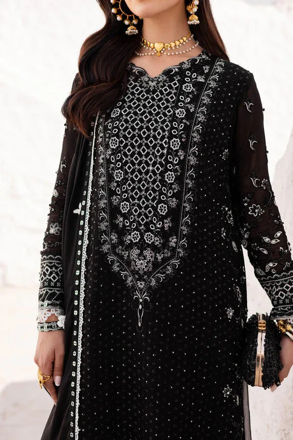 Marjjan | Elyna Luxe | REINA MP-44 (BLACK) - Aqsa Fabrics