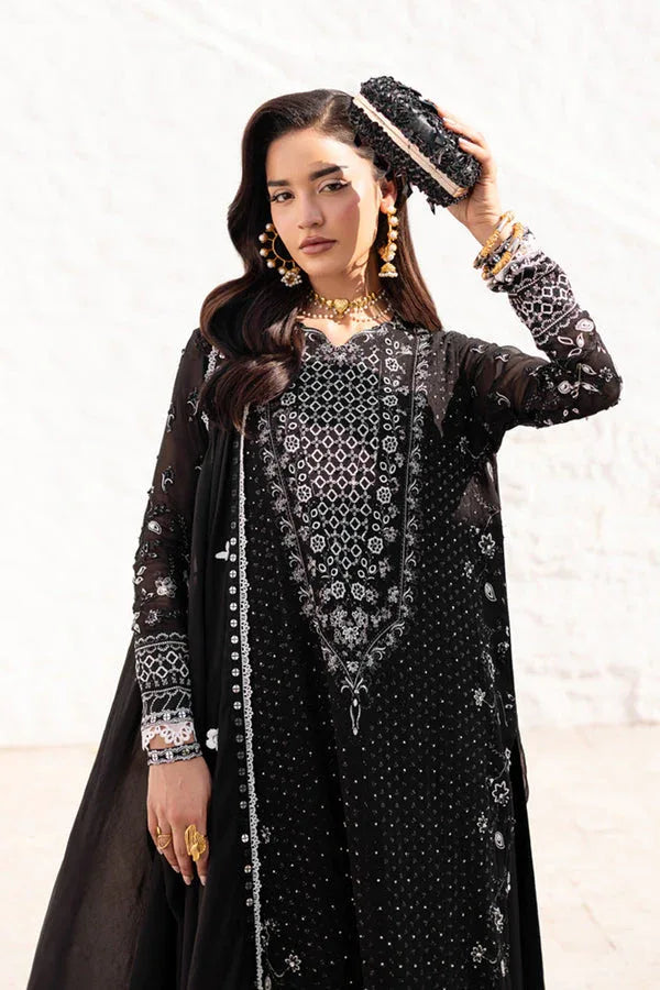 Marjjan | Elyna Luxe | REINA MP-44 (BLACK) - Aqsa Fabrics