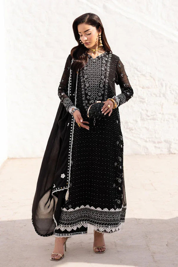 Marjjan | Elyna Luxe | REINA MP-44 (BLACK) - Aqsa Fabrics