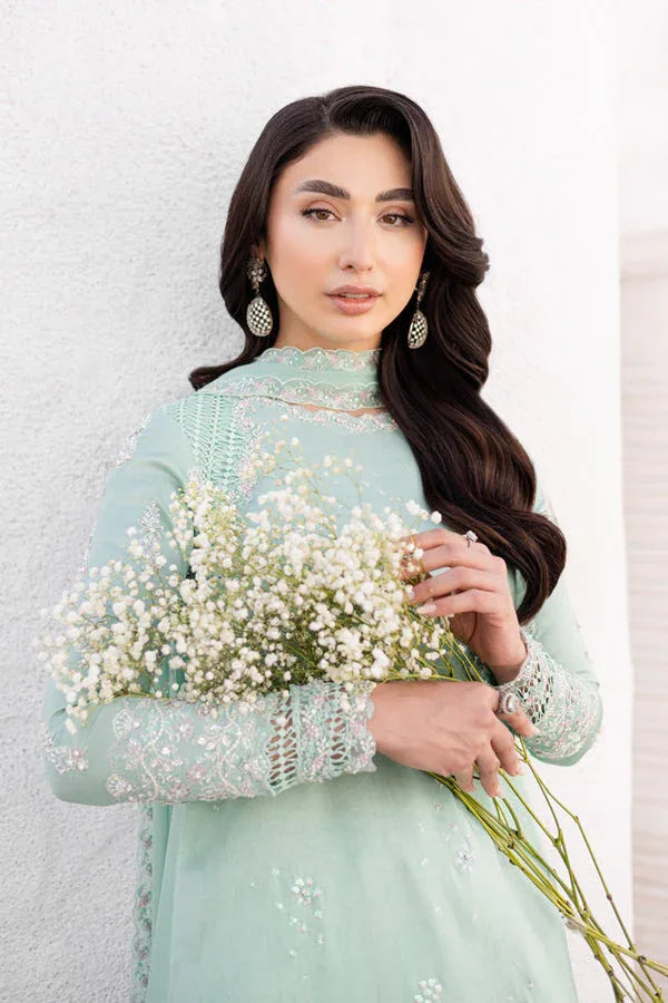 Marjjan | Elyna Luxe | NOA MP-45 (MINT GREEN) - Aqsa Fabrics