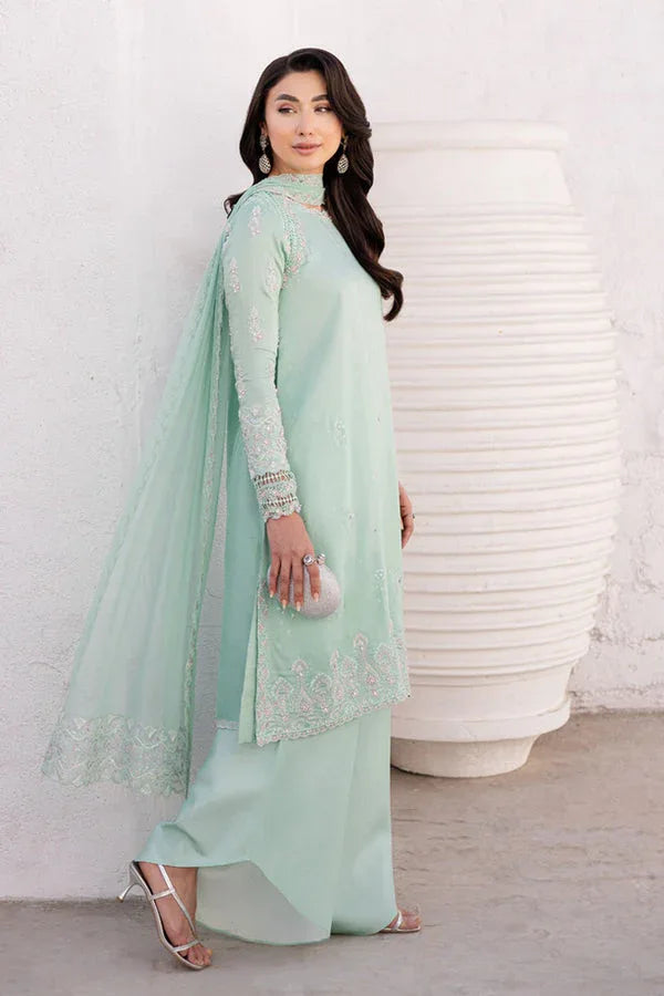 Marjjan | Elyna Luxe | NOA MP-45 (MINT GREEN) - Aqsa Fabrics