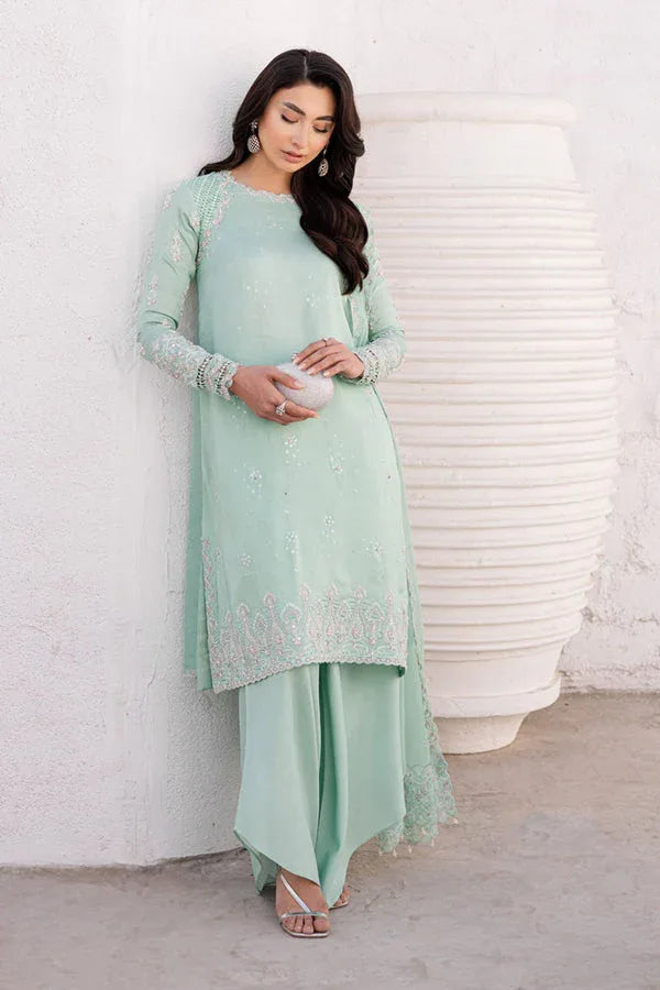 Marjjan | Elyna Luxe | NOA MP-45 (MINT GREEN) - Aqsa Fabrics