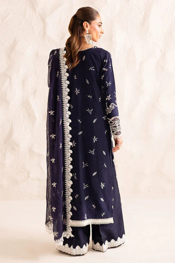 Marjjan | Elyna Luxe | IRINA MP-47 (NAVY BLUE) - Aqsa Fabrics