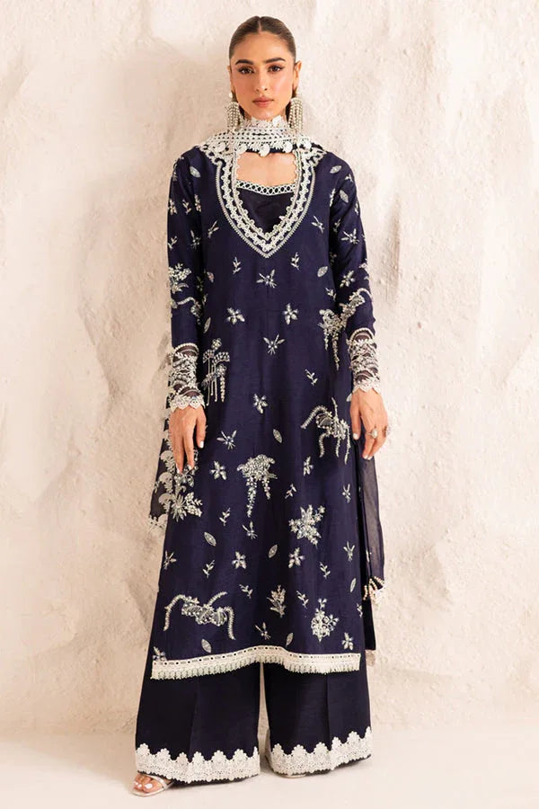 Marjjan | Elyna Luxe | IRINA MP-47 (NAVY BLUE) - Aqsa Fabrics