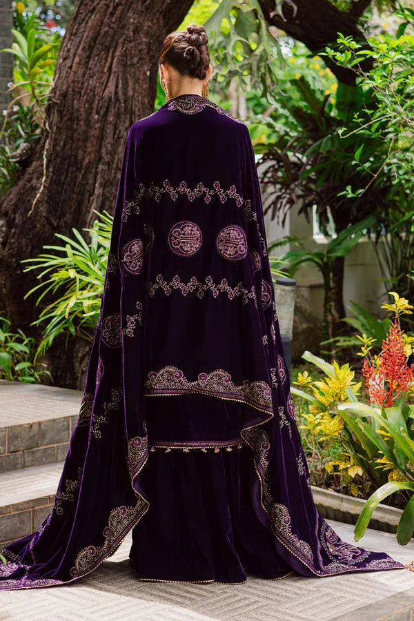 Marjjan | De Royal | MRV-51 (PURPLE) - Aqsa Fabrics