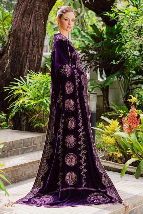 Marjjan | De Royal | MRV-51 (PURPLE) - Aqsa Fabrics