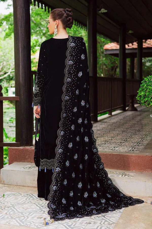 Marjjan | De Royal | MRV-54 (BLACK) - Aqsa Fabrics