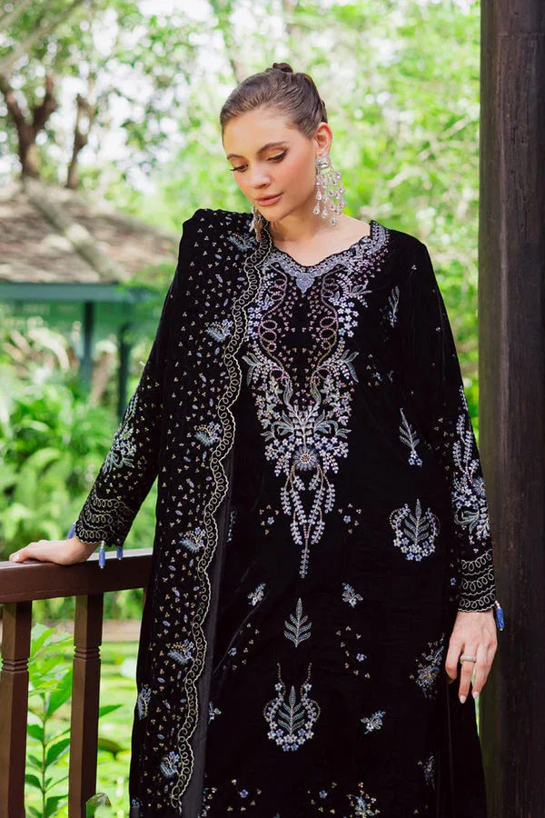 Marjjan | De Royal | MRV-54 (BLACK) - Aqsa Fabrics