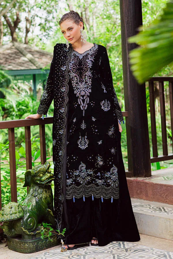 Marjjan | De Royal | MRV-54 (BLACK) - Aqsa Fabrics