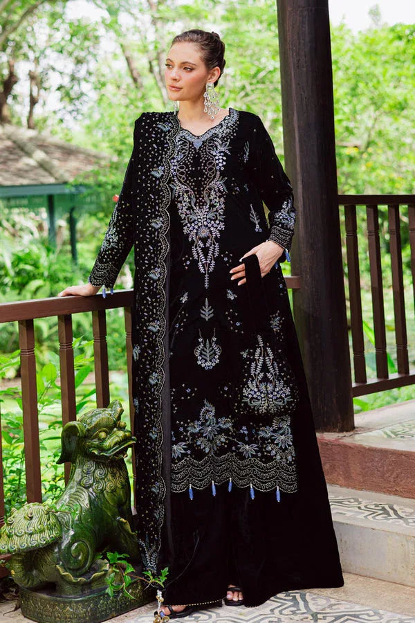 Marjjan | De Royal | MRV-54 (BLACK) - Aqsa Fabrics