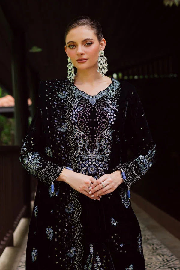 Marjjan | De Royal | MRV-54 (BLACK) - Aqsa Fabrics