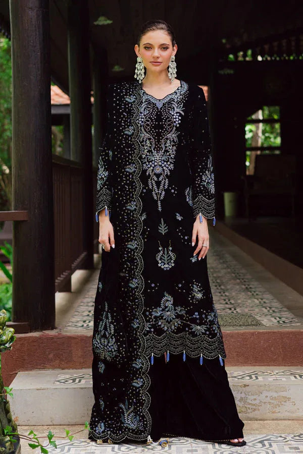 Marjjan | De Royal | MRV-54 (BLACK) - Aqsa Fabrics