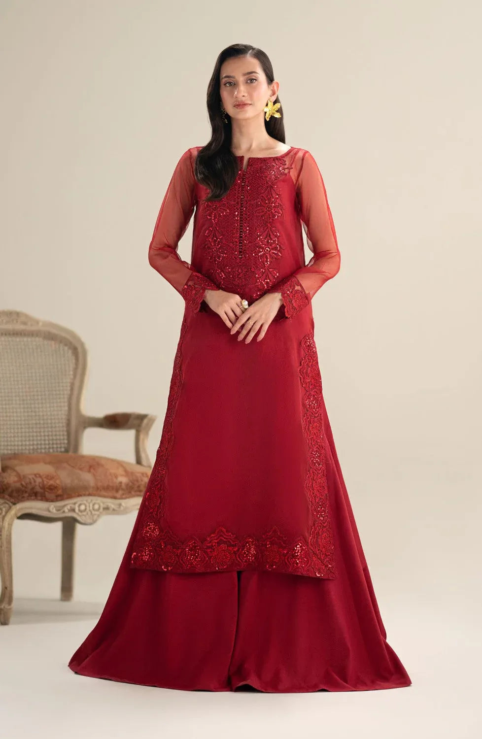 Maryum N Maria | Lagom Ready to Wear | DAHLIA - MS-24211 - Aqsa Fabrics