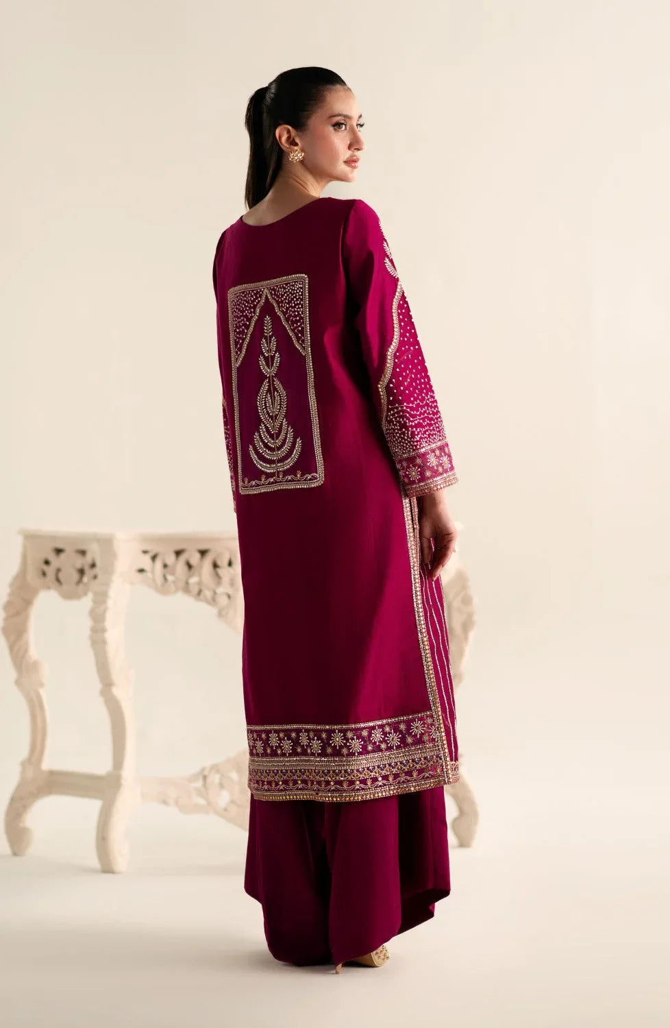 Maryum N Maria | Lagom Ready to Wear | VIOLET - MS-24214 - Aqsa Fabrics