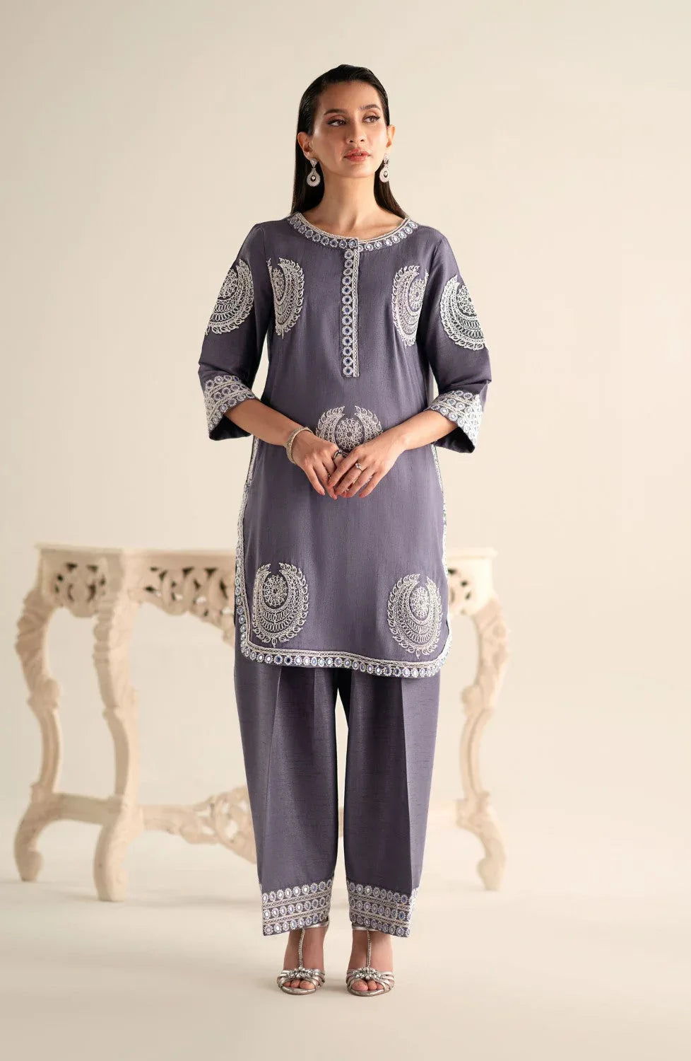 Maryum N Maria | Lagom Ready to Wear | ORCHID - MS-24218 - Aqsa Fabrics