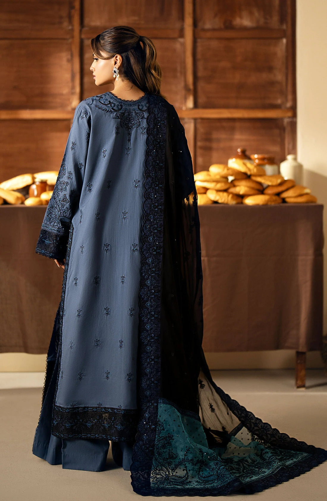 Maryum N Maria | Eid Edit 24 | Agafya - Aqsa Fabrics