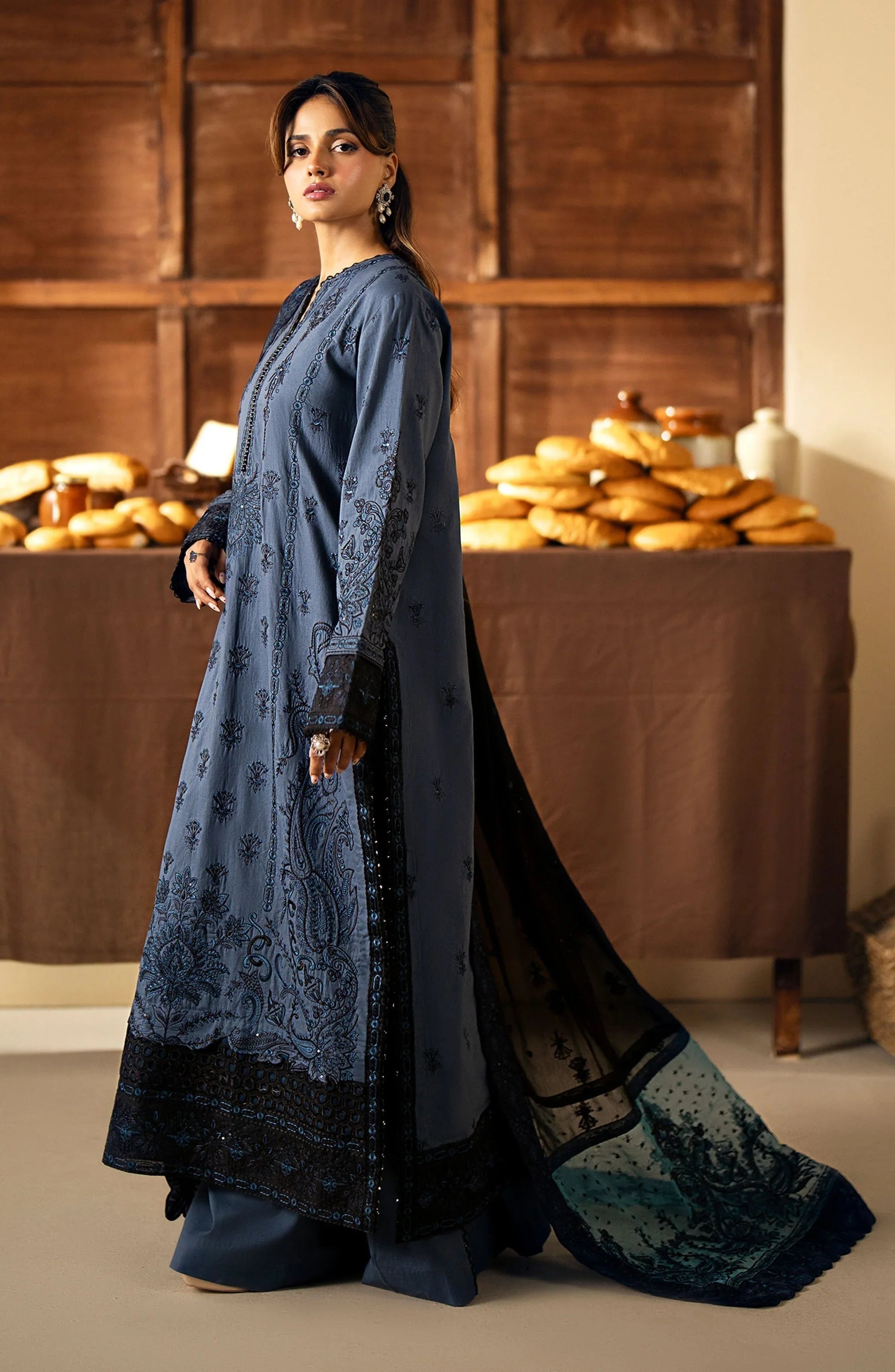 Maryum N Maria | Eid Edit 24 | Agafya - Aqsa Fabrics