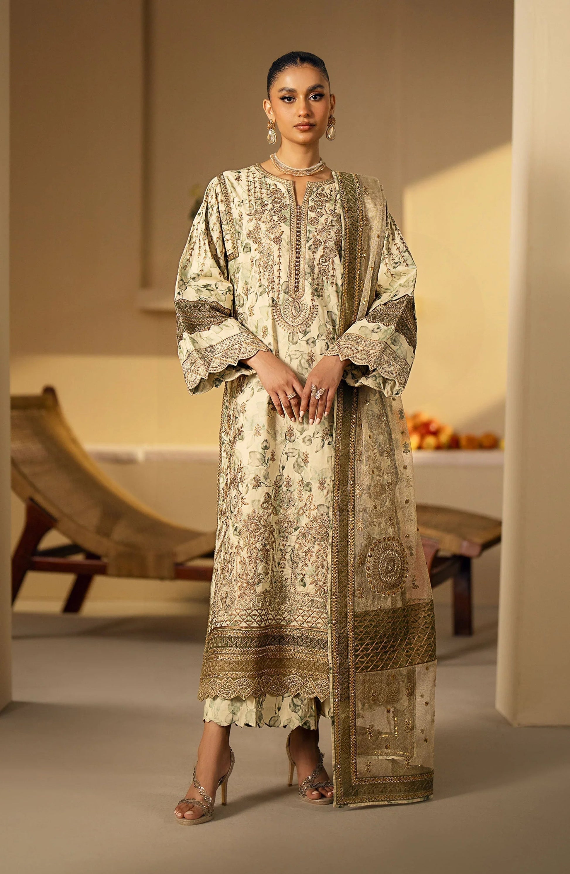 Maryum N Maria | Eid Edit 24 | Nadya - Aqsa Fabrics