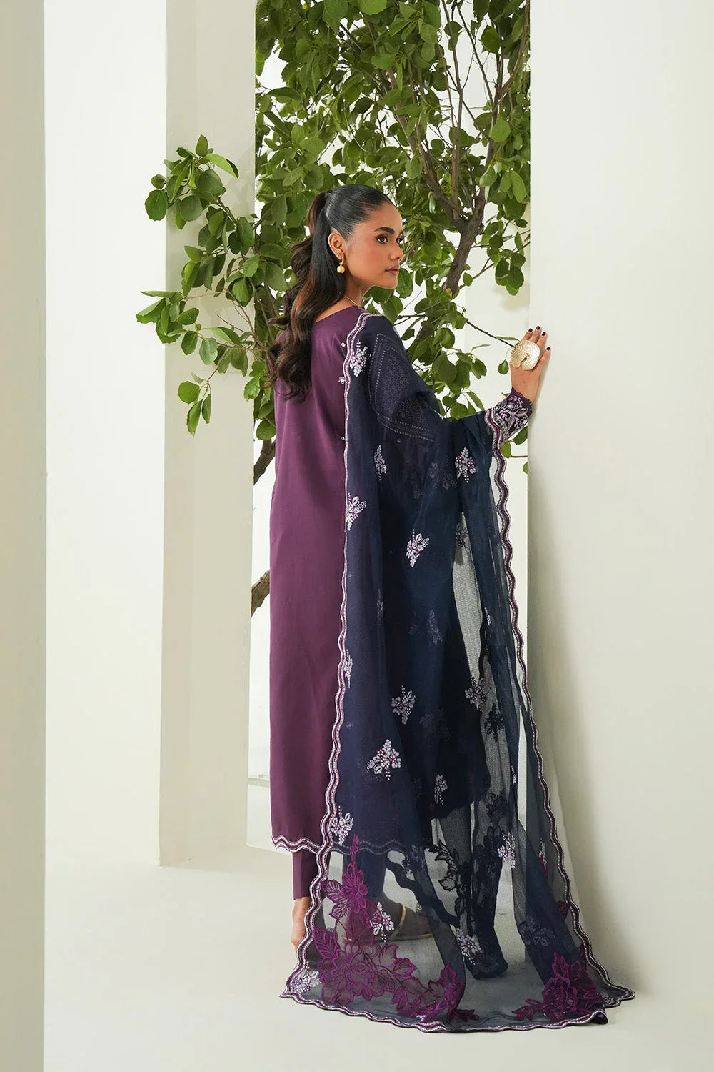 Maryum N Maria | Soiree Lawn | Sweet Pea - Aqsa Fabrics