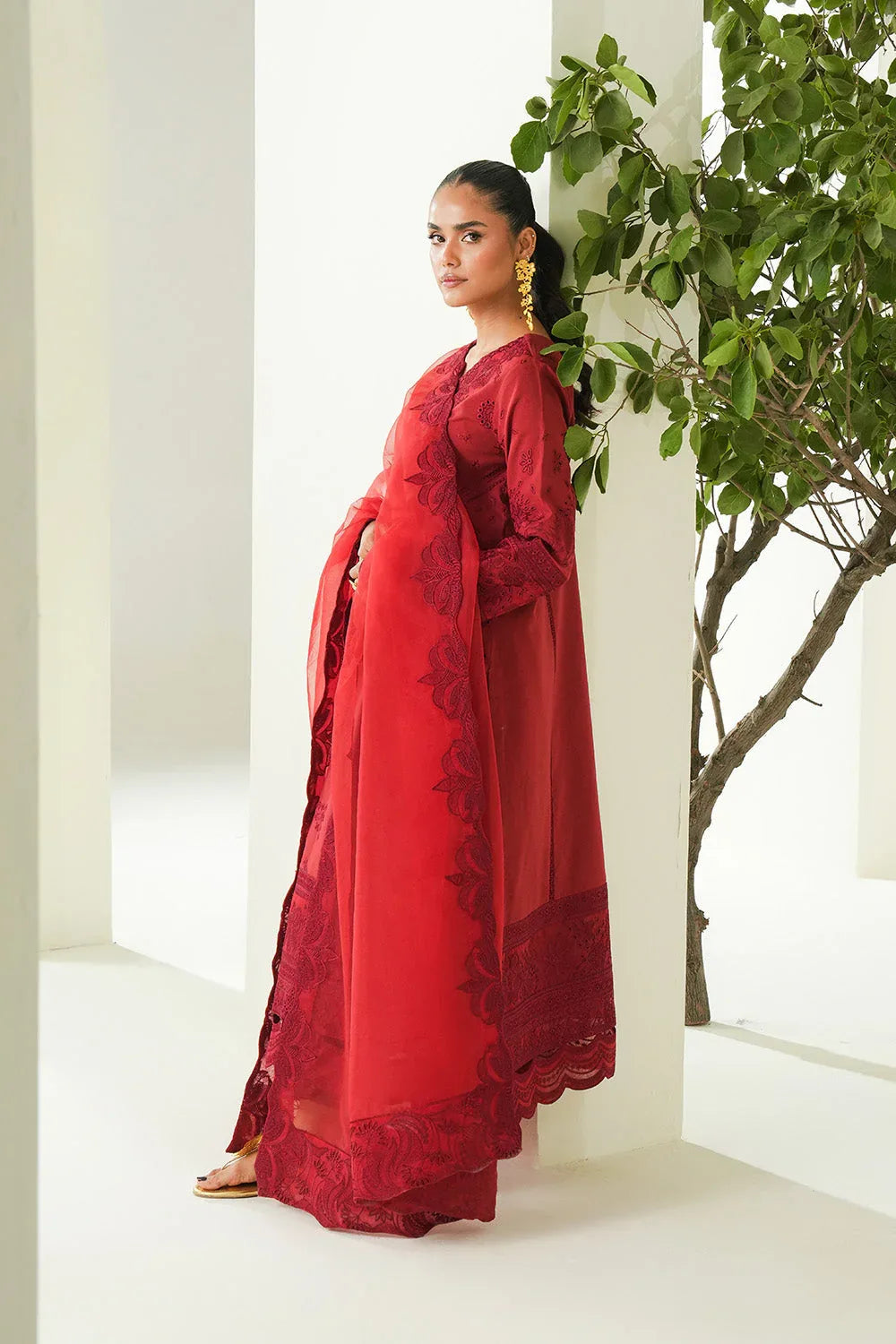 Maryum N Maria | Soiree Lawn | Zinnia - Aqsa Fabrics