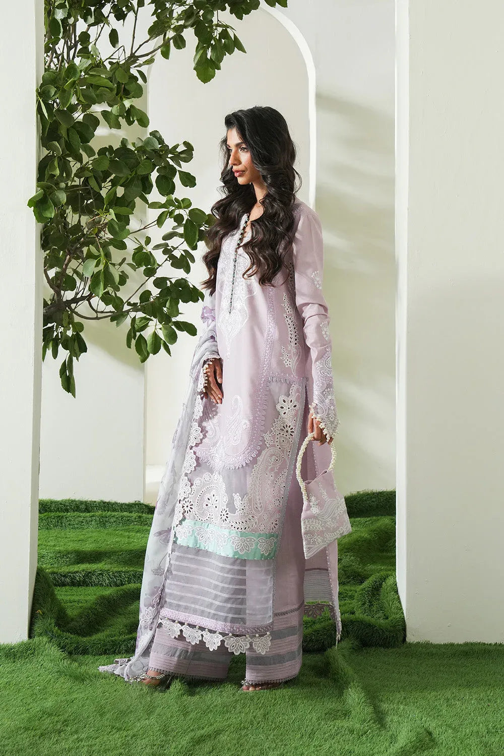 Maryum N Maria | Soiree Lawn |  Fragnant - Aqsa Fabrics