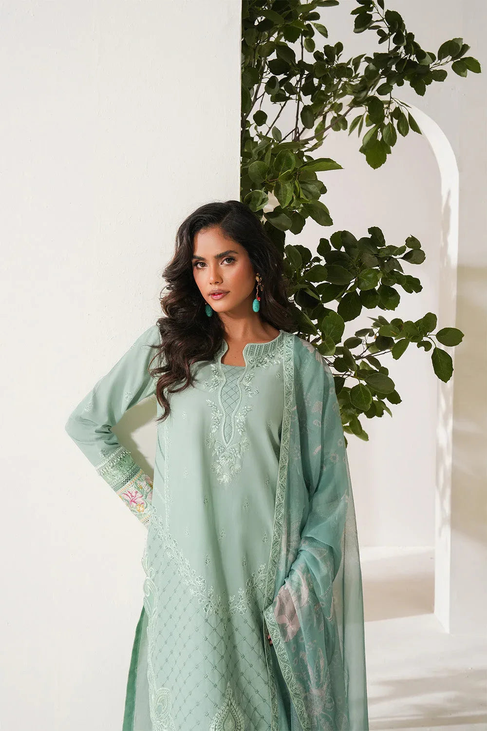 Maryum N Maria | Soiree Lawn | Spring Dew - Aqsa Fabrics