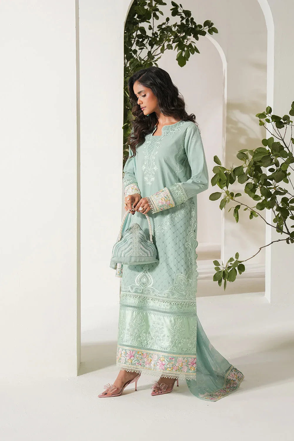 Maryum N Maria | Soiree Lawn | Spring Dew - Aqsa Fabrics