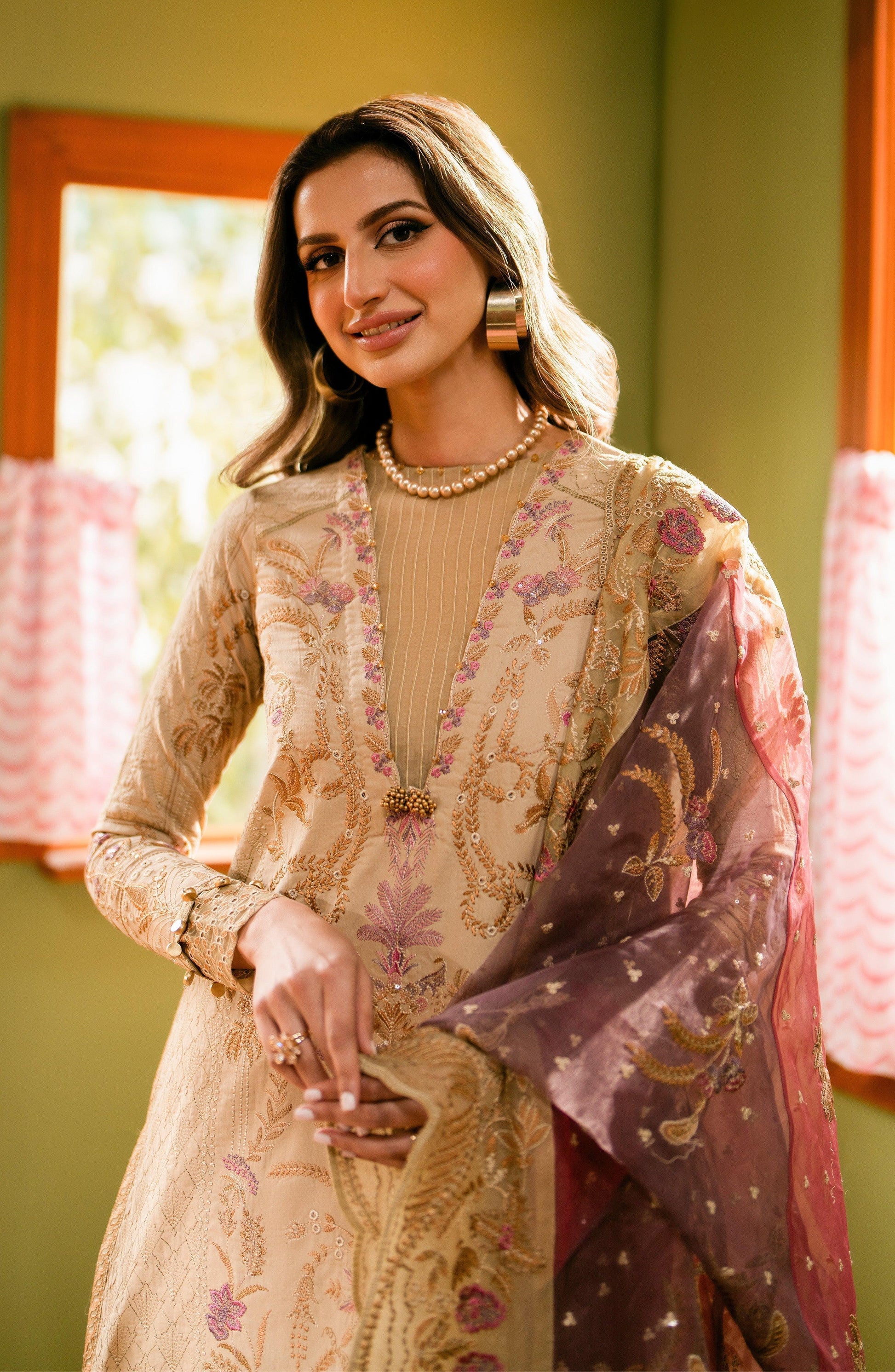 Maryum N Maria | Luxury Lawn 24 | Kissa - Aqsa Fabrics