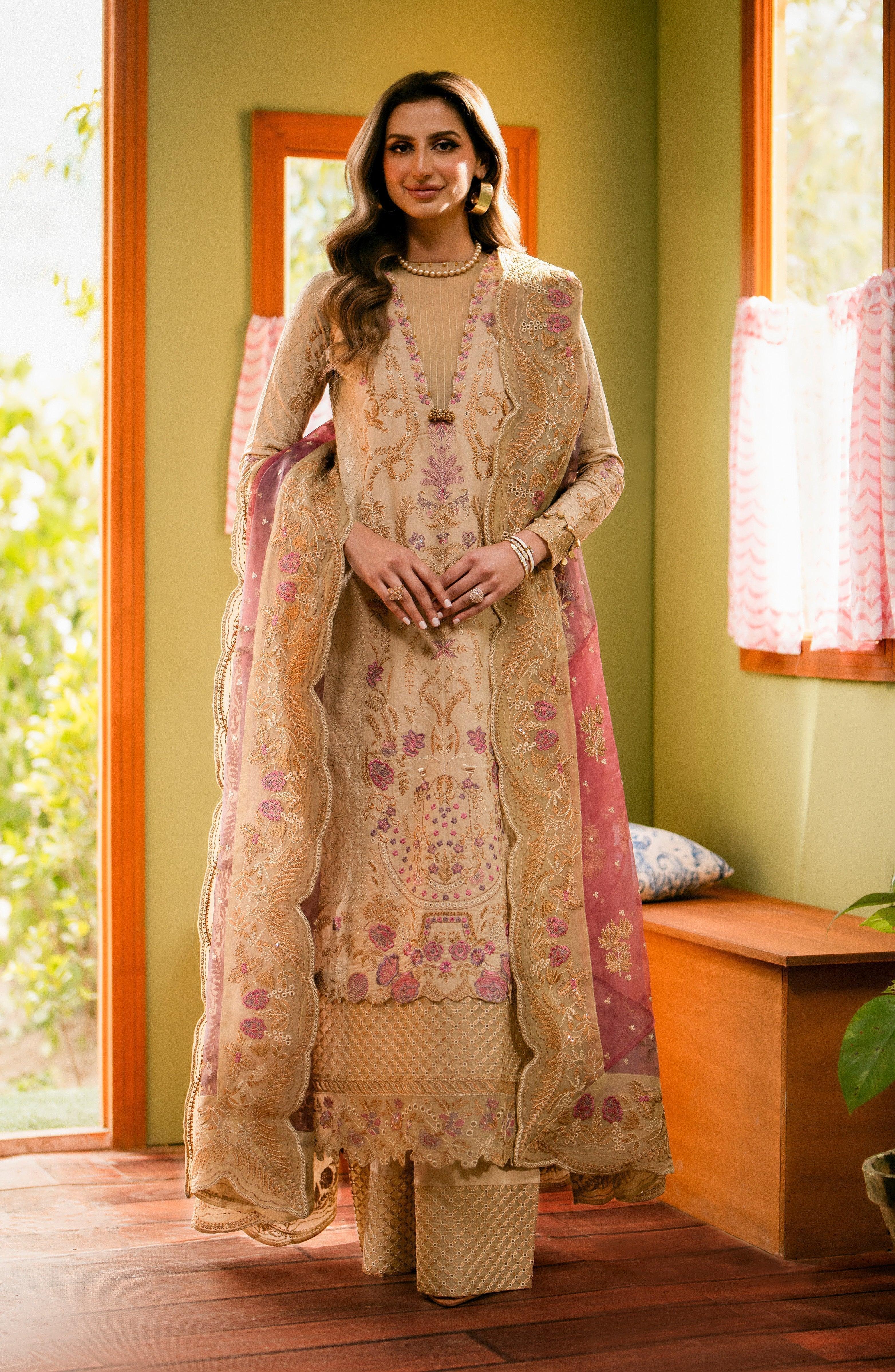 Maryum N Maria | Luxury Lawn 24 | Kissa - Aqsa Fabrics
