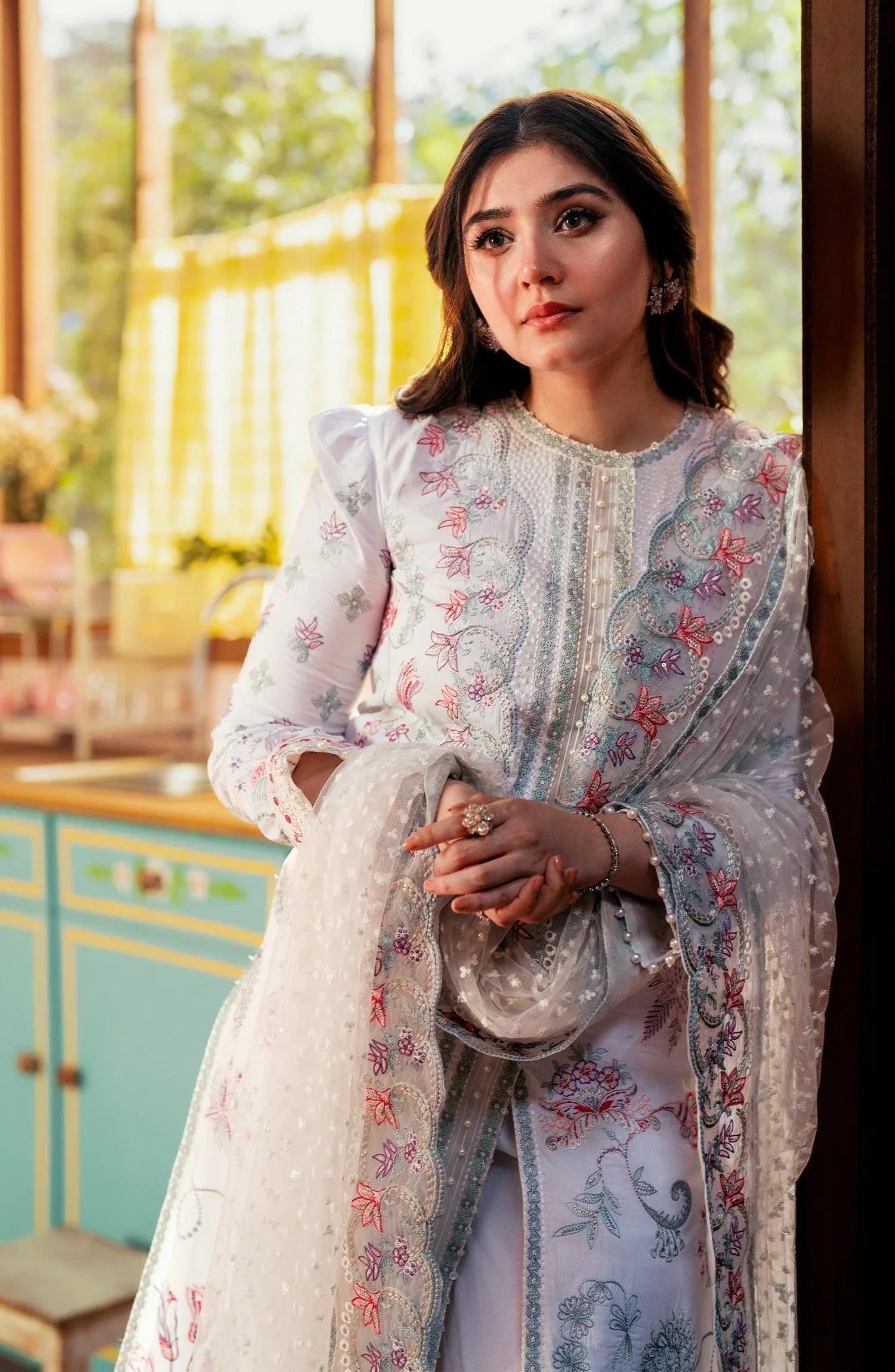 Maryum N Maria | Luxury Lawn 24 | Fatin - Aqsa Fabrics