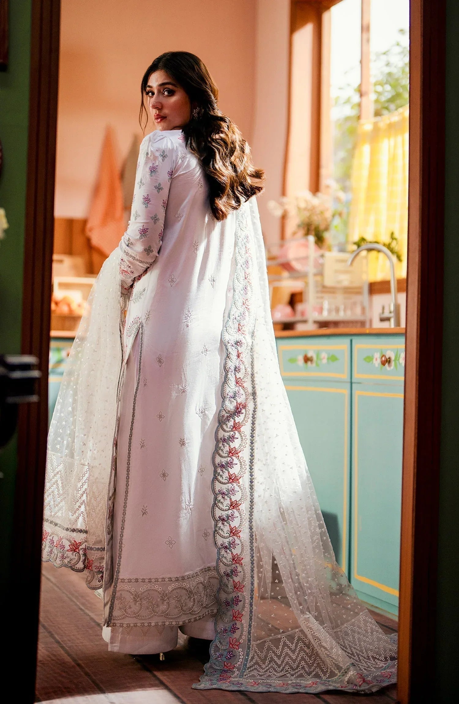 Maryum N Maria | Luxury Lawn 24 | Fatin - Aqsa Fabrics