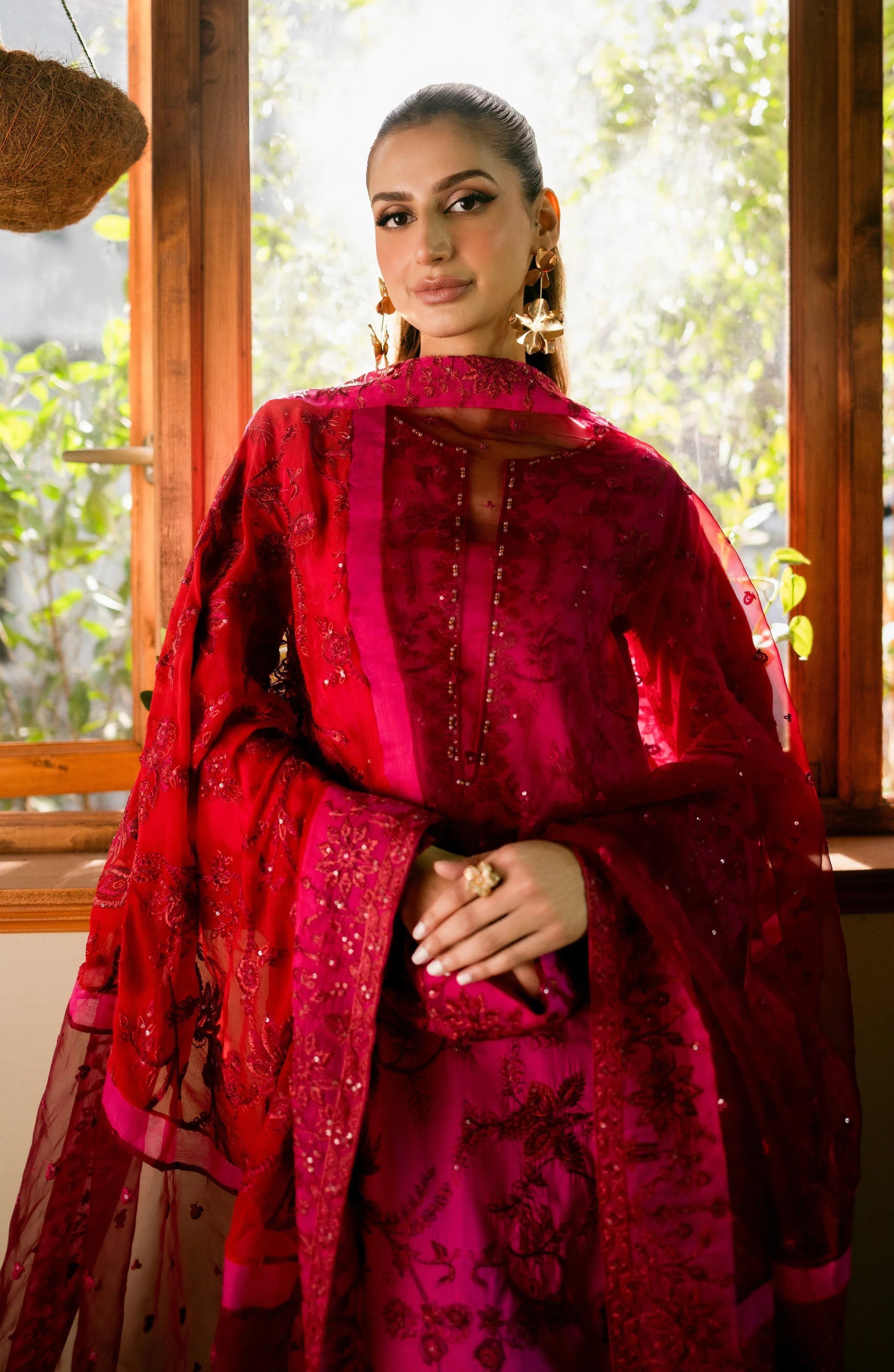 Maryum N Maria | Luxury Lawn 24 | Mona - Aqsa Fabrics