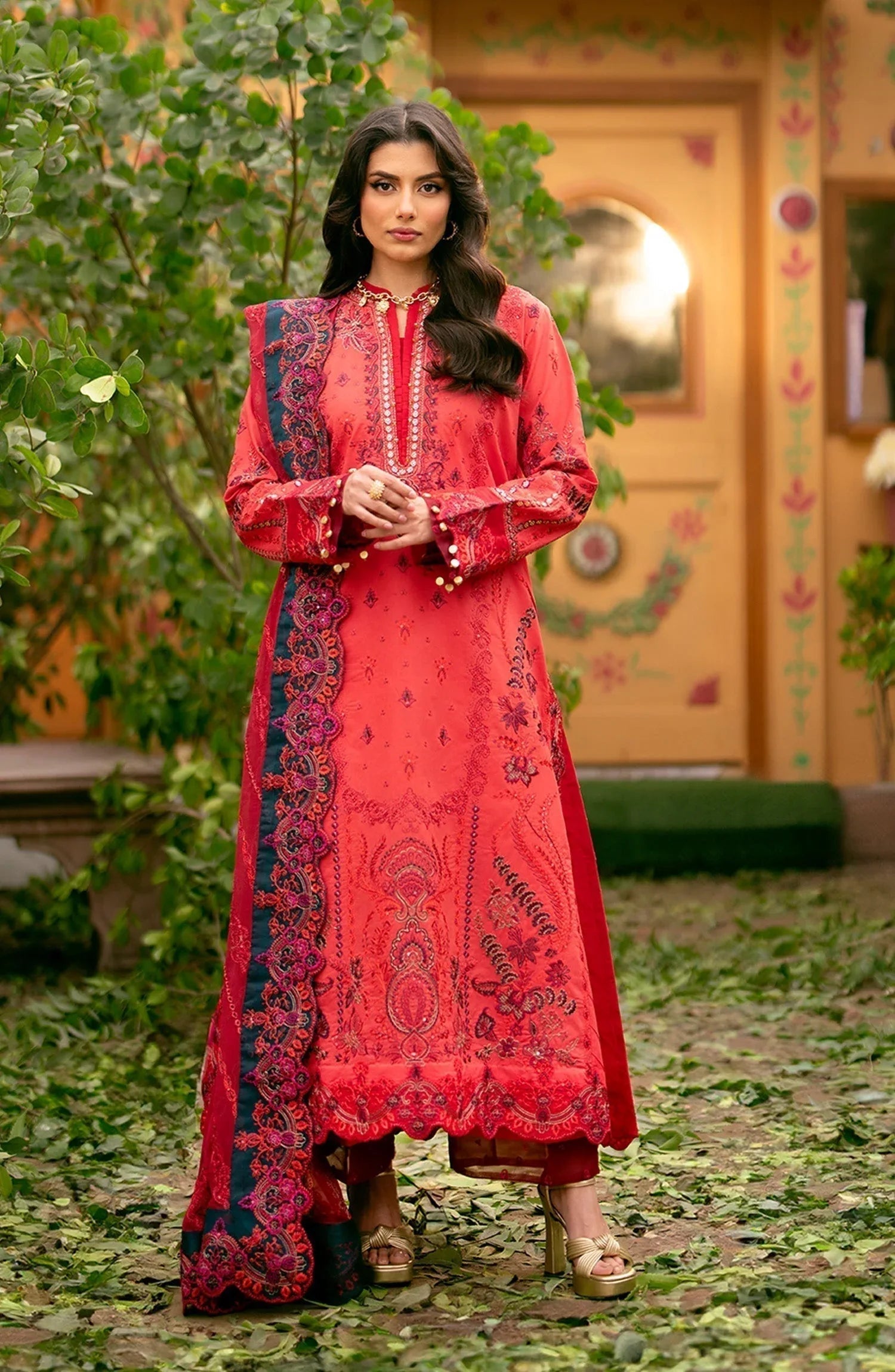 Maryum N Maria | Luxury Lawn 24 | Aliana - Aqsa Fabrics