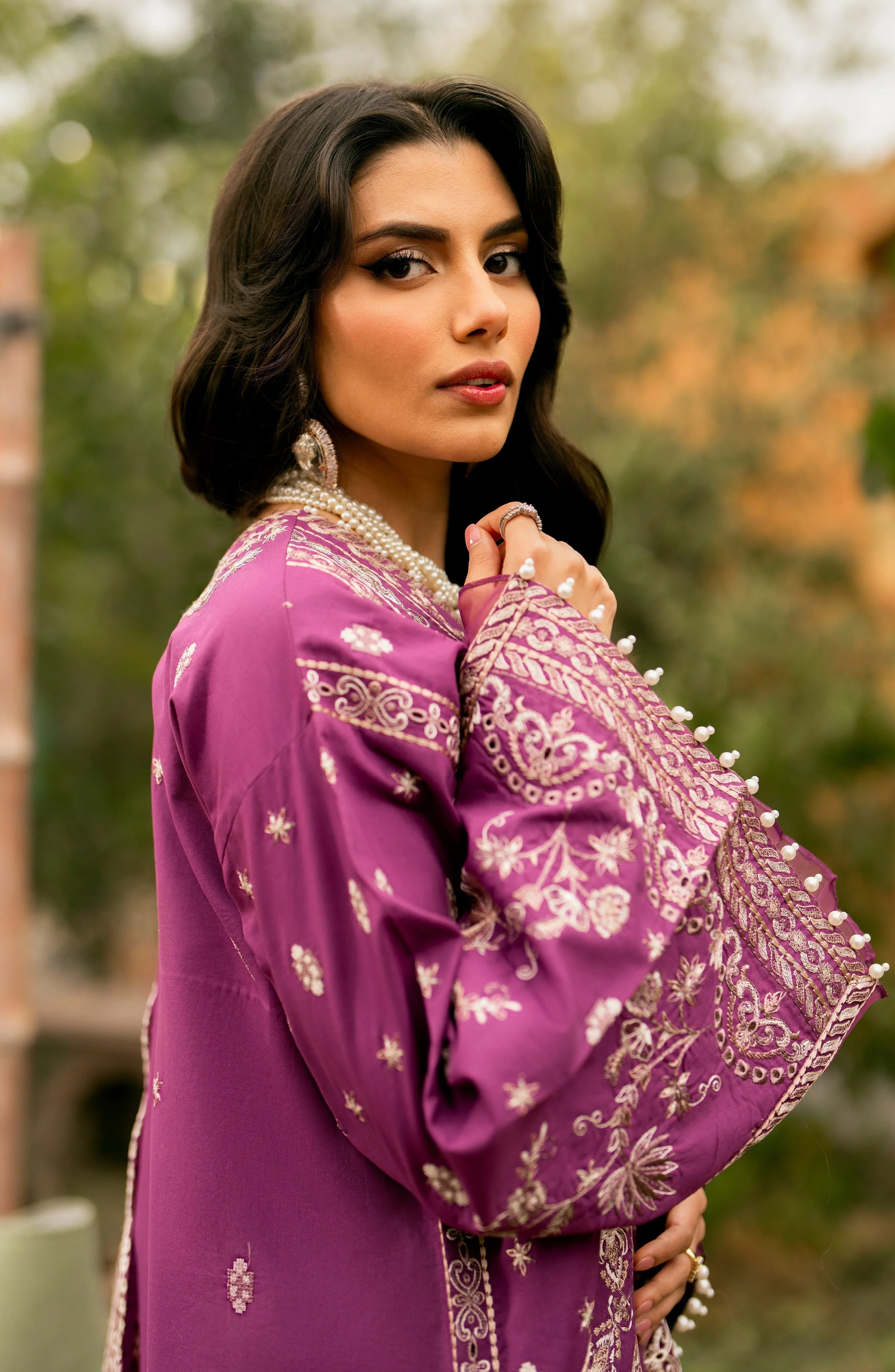Maryum N Maria | Luxury Lawn 24 | Nane - Aqsa Fabrics