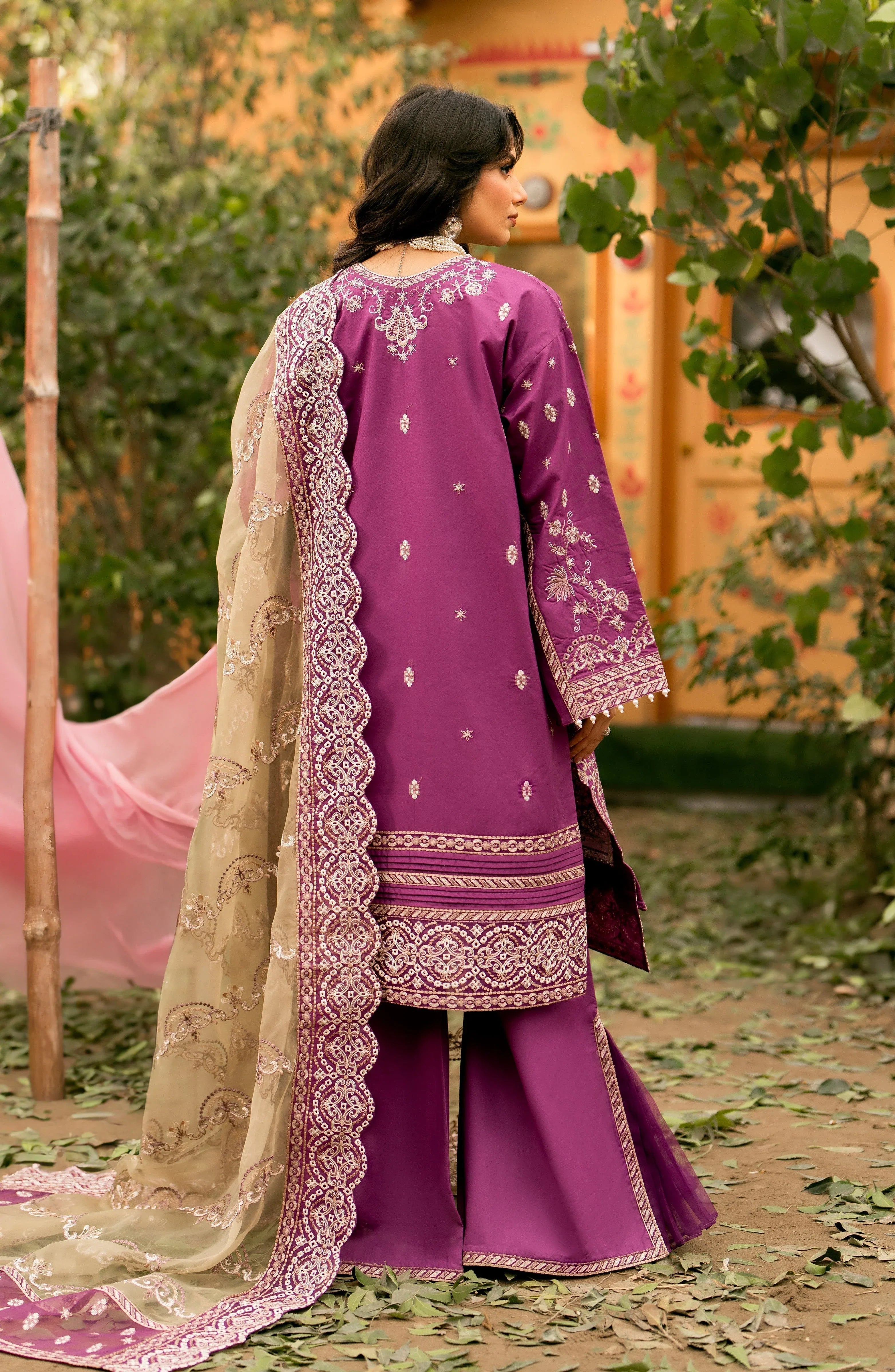 Maryum N Maria | Luxury Lawn 24 | Nane - Aqsa Fabrics