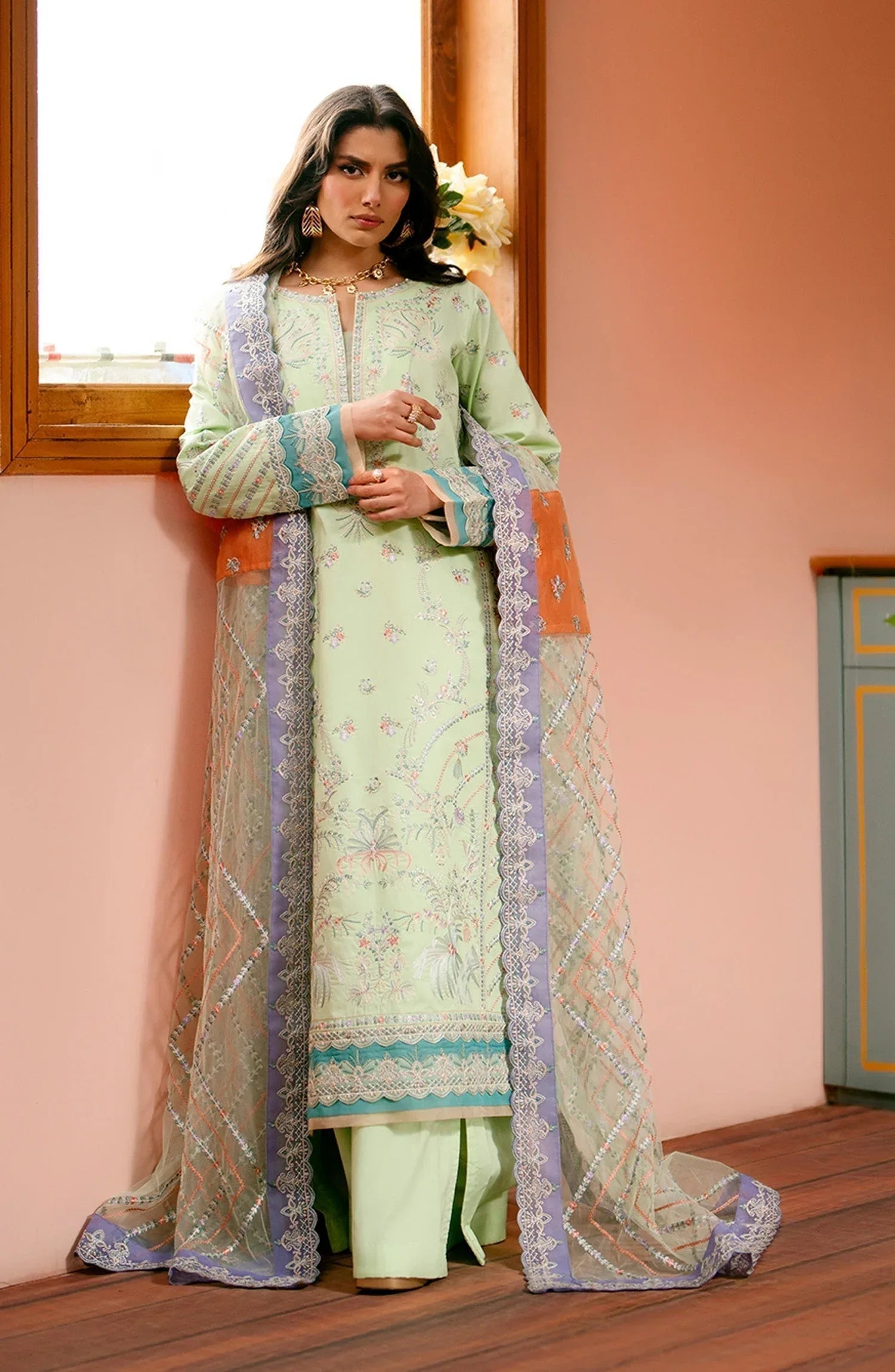 Maryum N Maria | Luxury Lawn 24 | Zara - Aqsa Fabrics