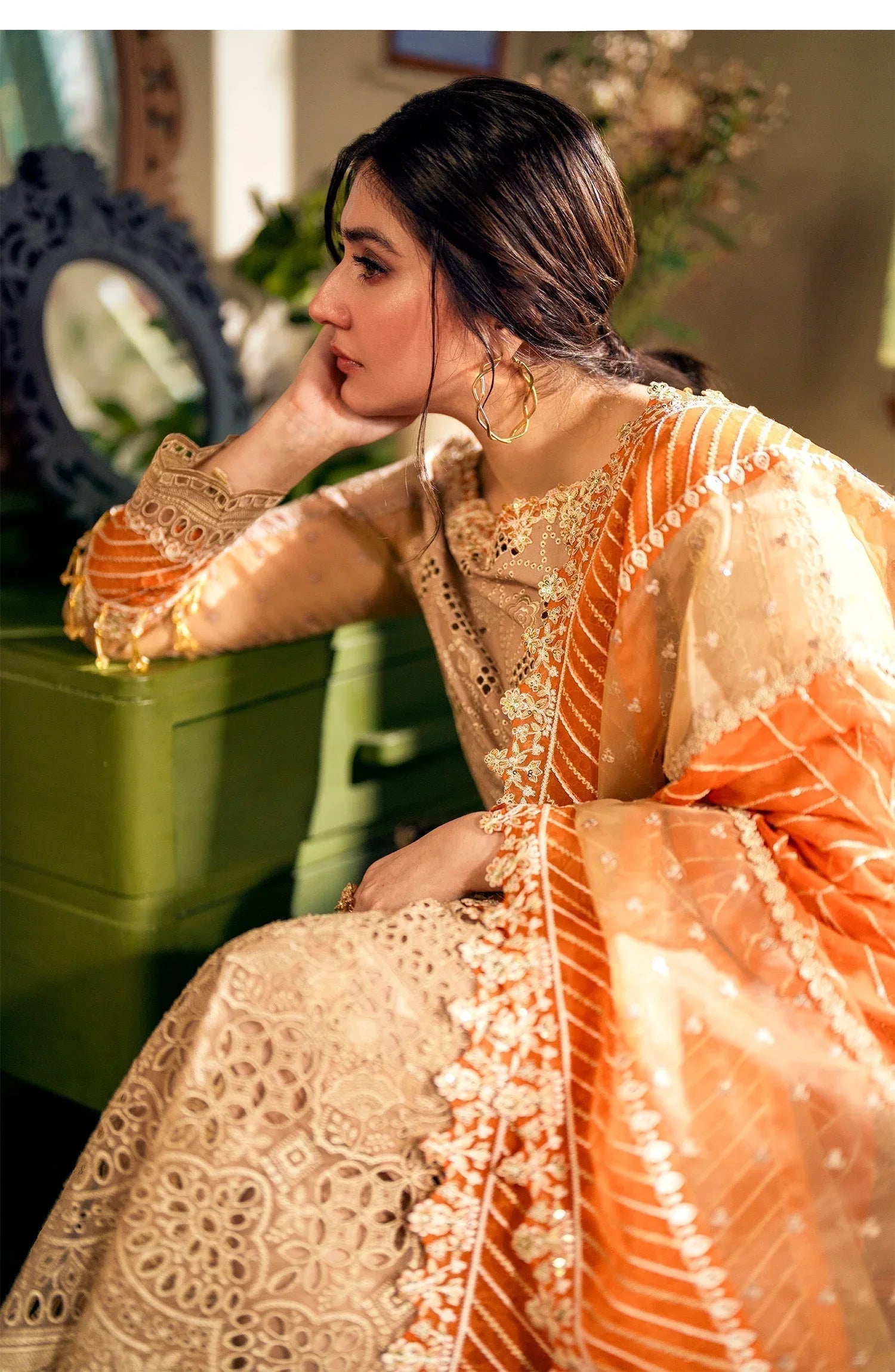 Maryum N Maria | Luxury Lawn 24 | Nora - Aqsa Fabrics