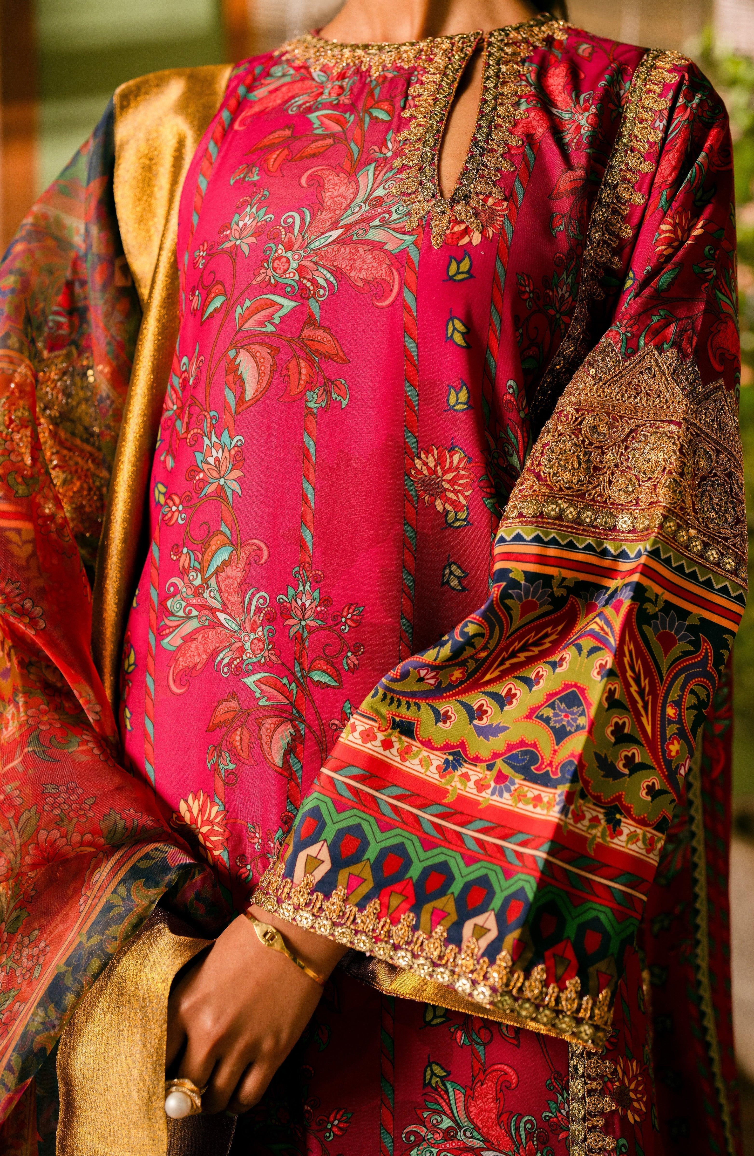 Maryum N Maria | Luxury Lawn 24 | Tefnut - Aqsa Fabrics