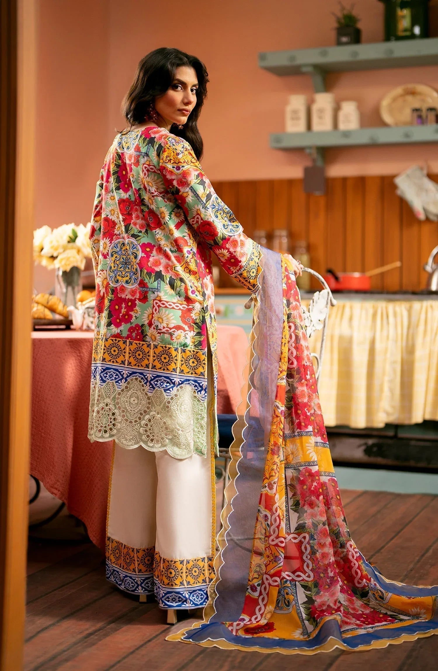 Maryum N Maria | Luxury Lawn 24 | Ana - Aqsa Fabrics